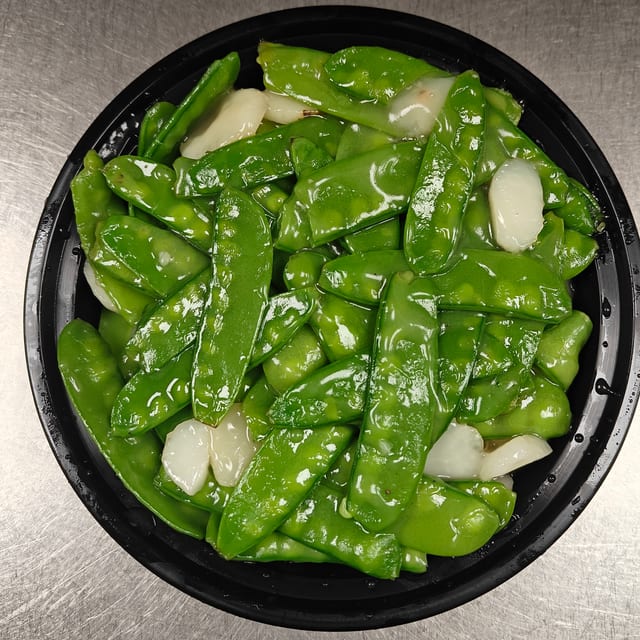 Snow Peas and Water Chestnuts.