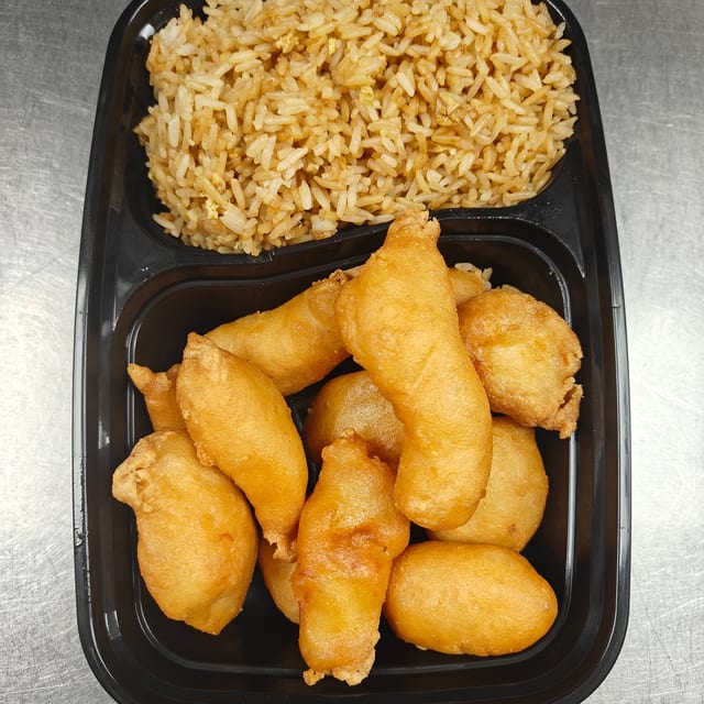Sweet & Sour Chicken.
