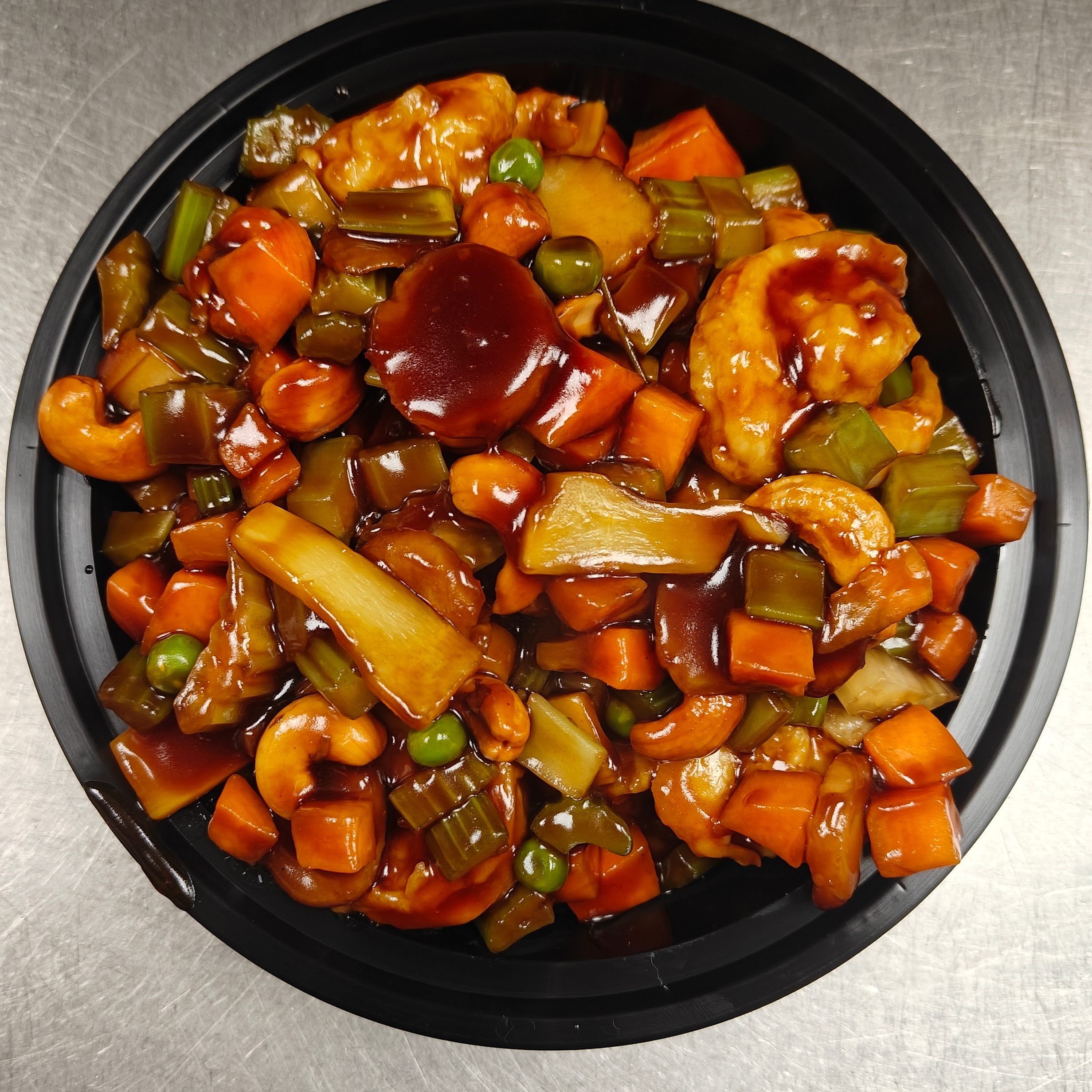 Shrimp with Cashew Nuts.