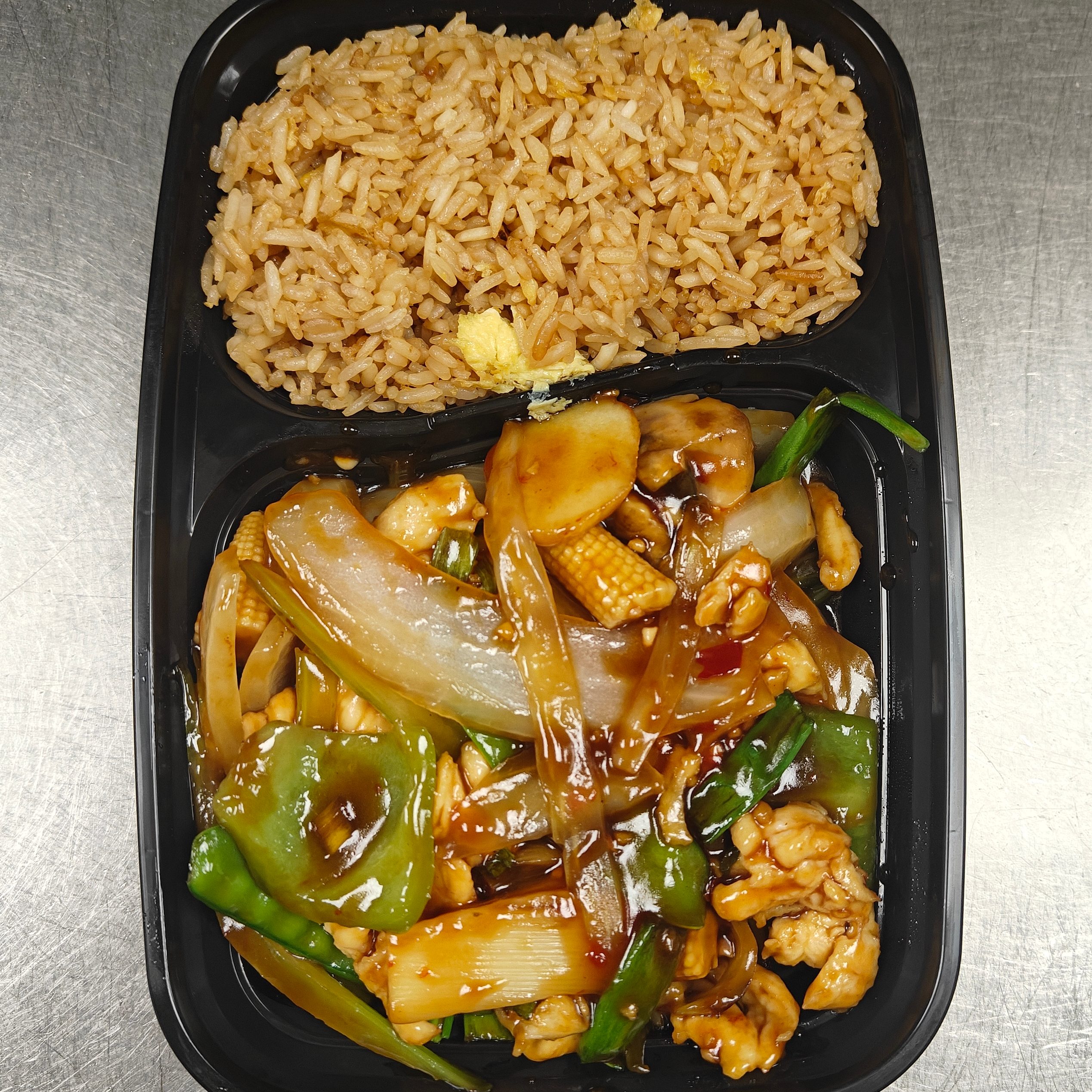 Chicken In Garlic Sauce.