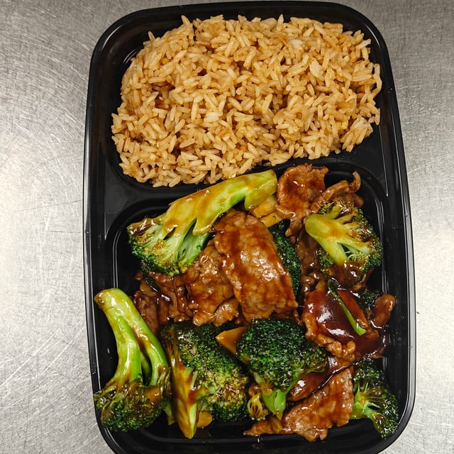 Beef with Broccoli.