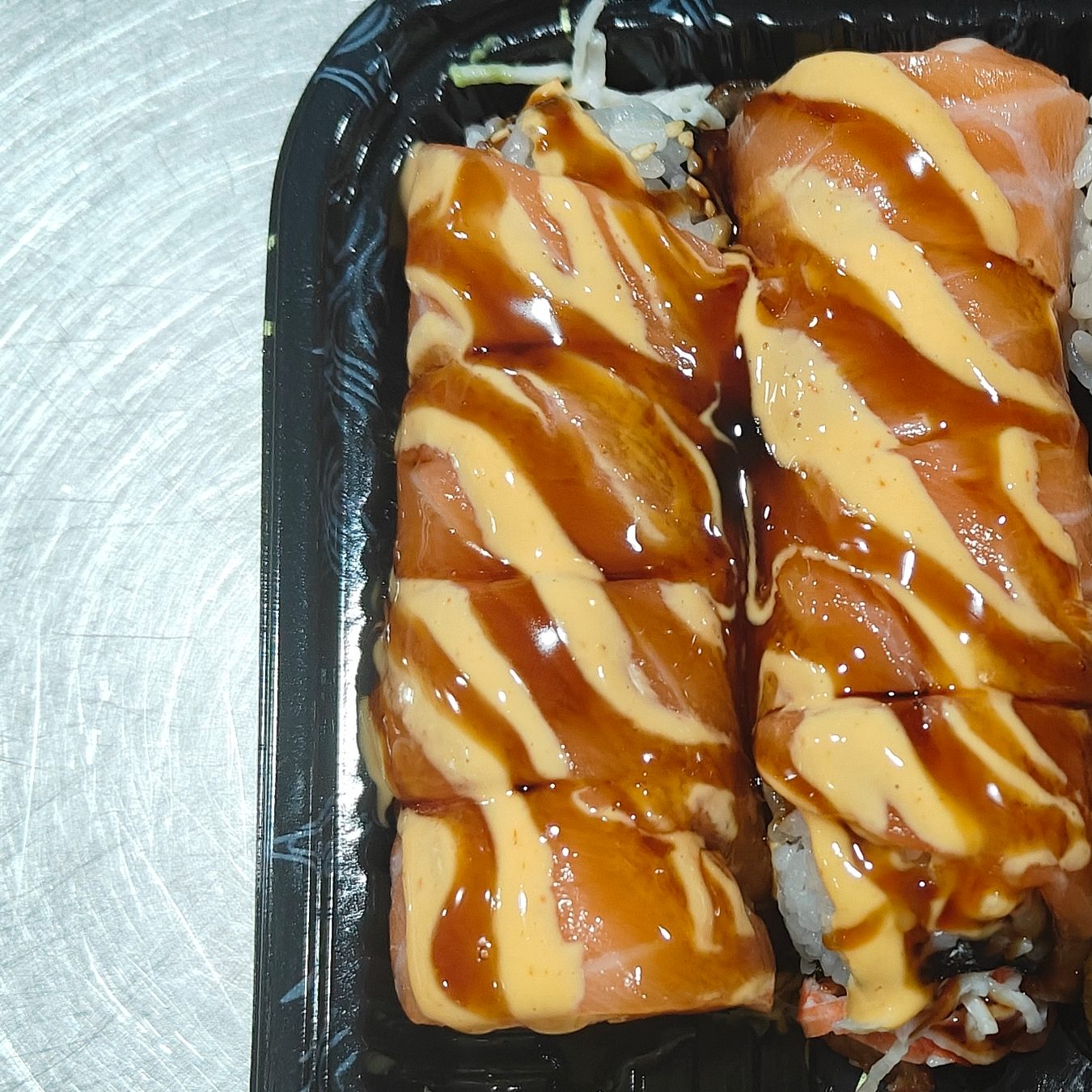 Orange Stone (Salmon) Roll.