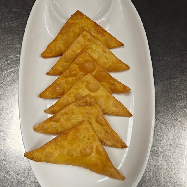 Crabmeat and Cheese Wonton.