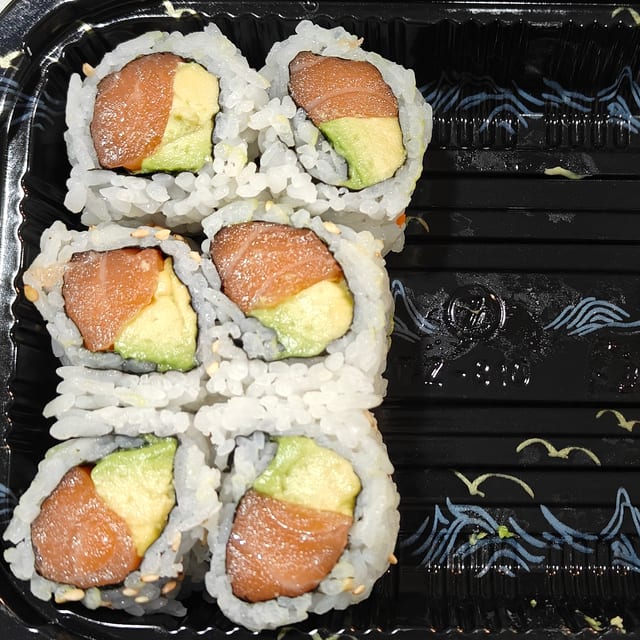 Salmon Avocado Roll.