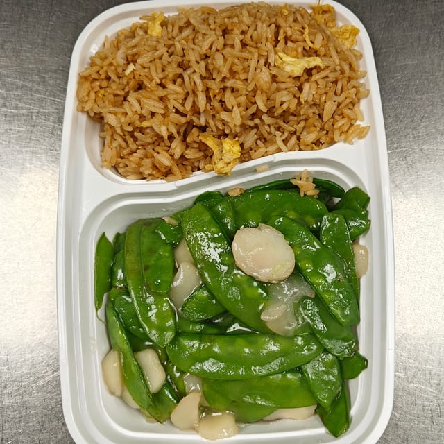 Snow Peas & Water Chestnuts.