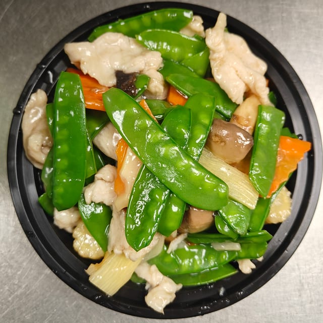 Chicken with Snow Peas.
